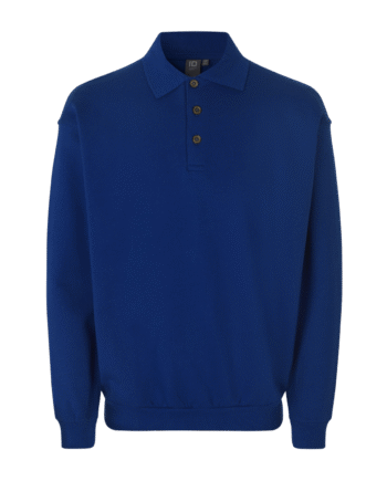 Klassisk Herre Sweatee Shirt Kongeblå