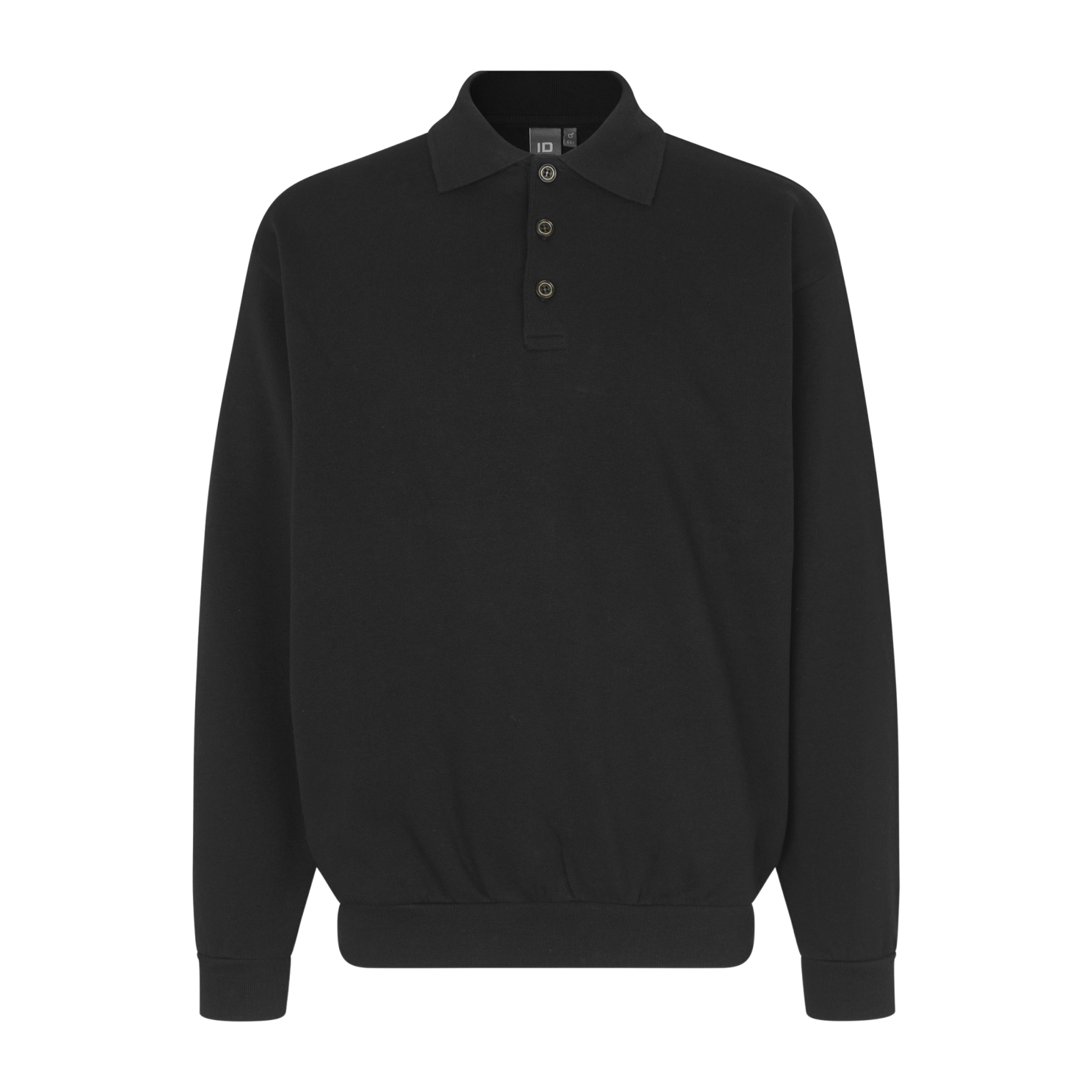 Klassisk Herre Sweatee Shirt Sort