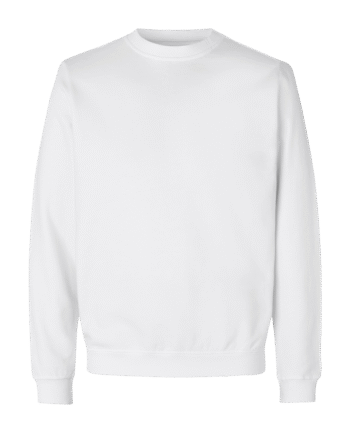 Herre Sweatee Shirt Hvid