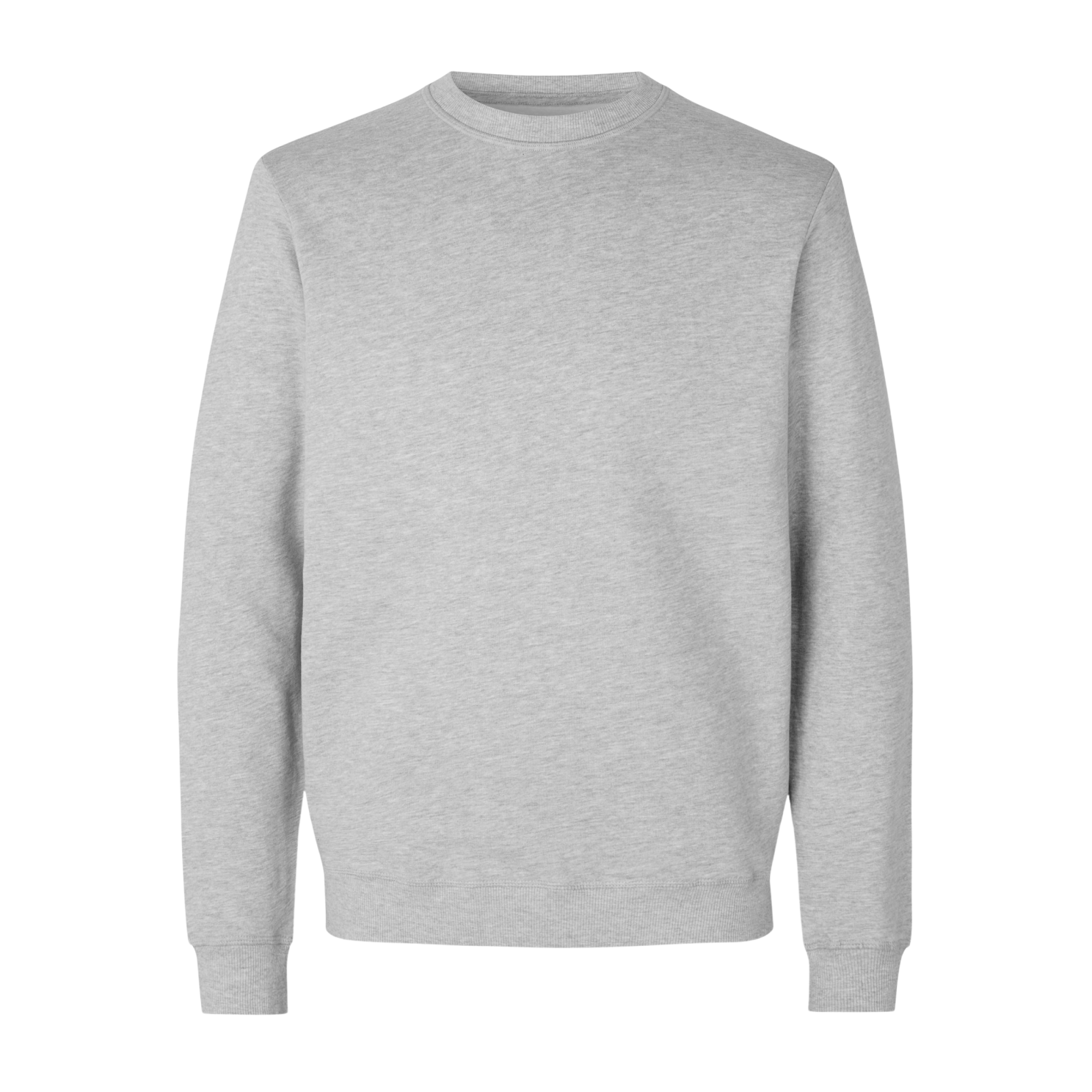 Herre Sweatee Shirt Lysegrå Melange