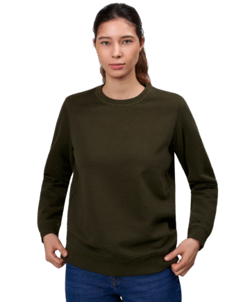 Dame Sweatee Shirt Oliven