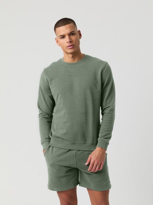 Borg Classic Sweatshirt Brushed Nickel