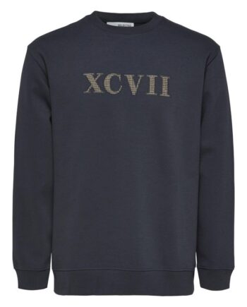 Slhrelaxcallum Emb Crew Neck Sweat