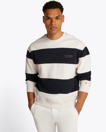 Monotype Stripe Sweatshirt