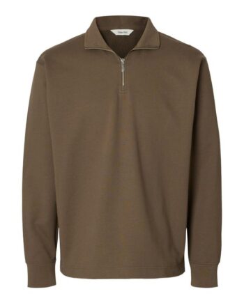 Slhrelaxluke Half Zip Sweat Noos