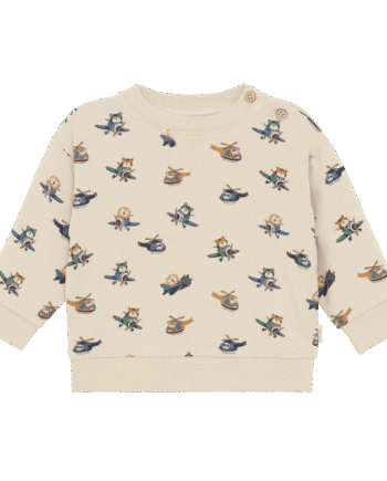 Minymo Baby Sweatee Shirt Oxford Tan