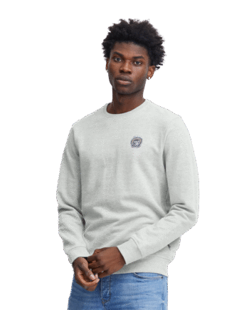 Blend Herre Sweatee Shirt Stone Mix
