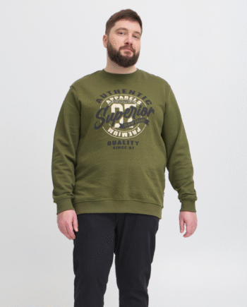 Blend Herre Sweatee Shirt Olive Night