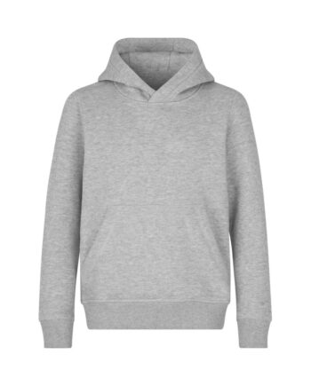 Kids Hoodie Grå Melange Børn