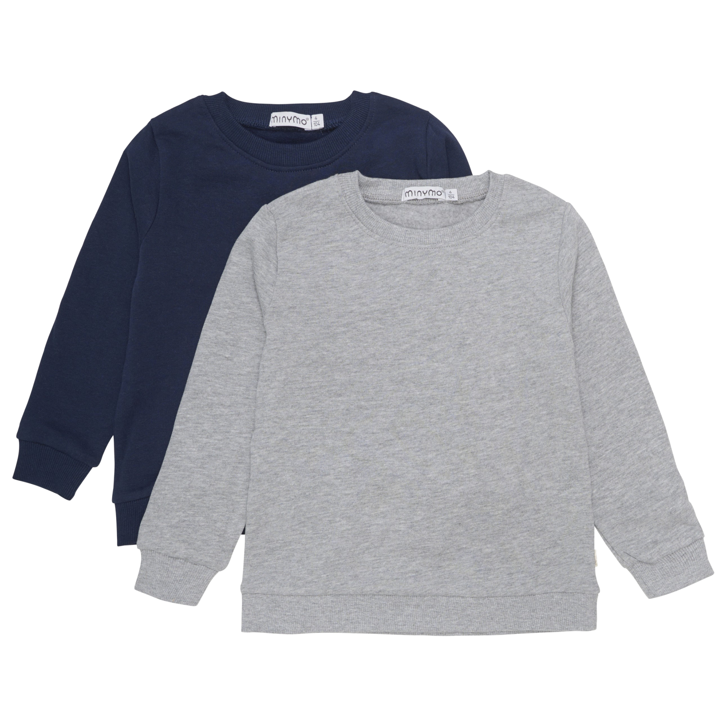 Minymo Børne Sweatee Shirt Greymelange 152