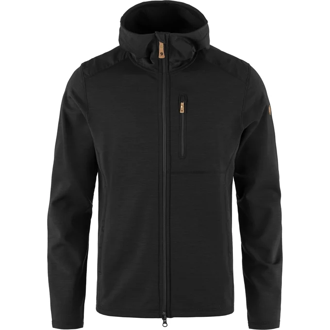 Fjallraven Keb Fleece Hoodie Model Black