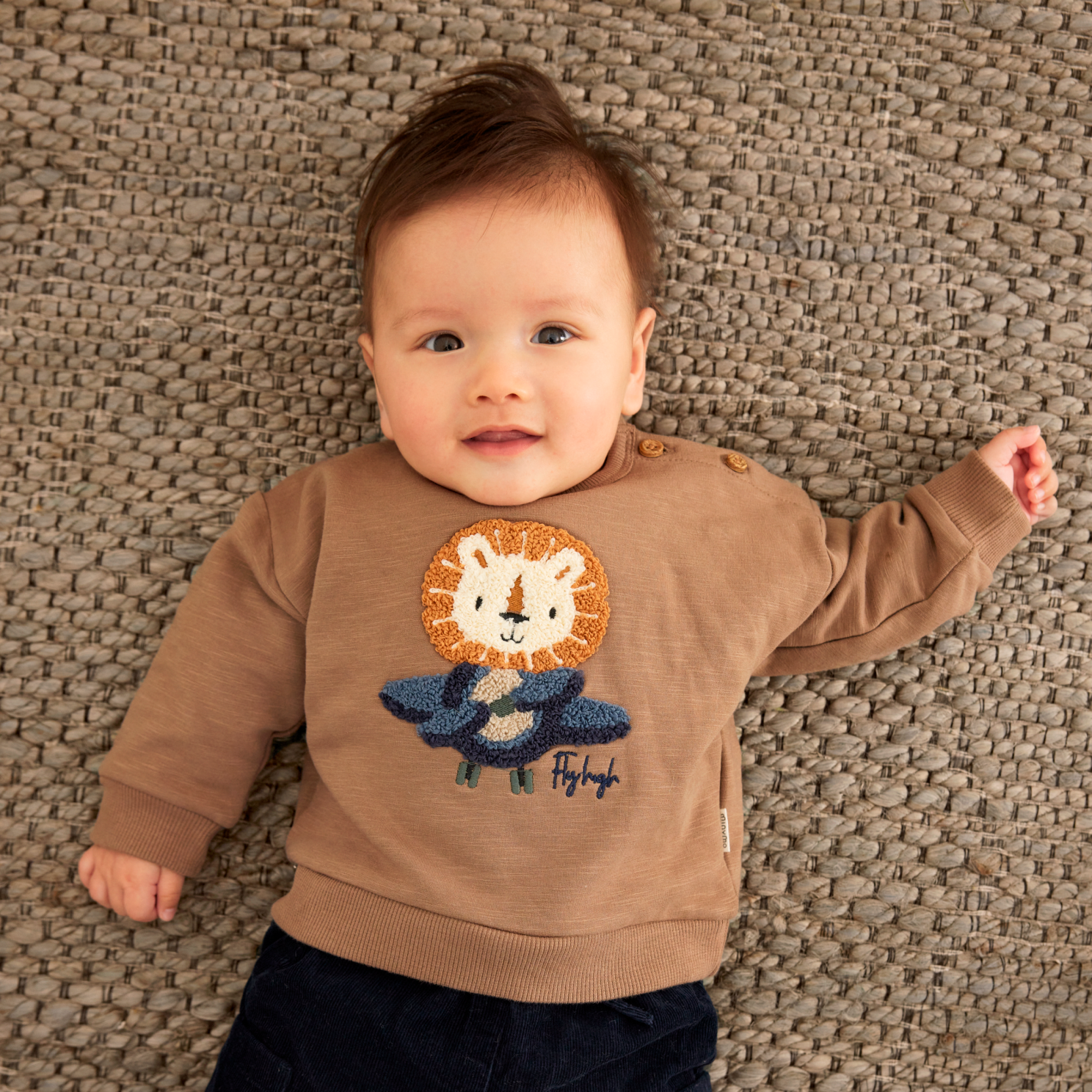 Minymo Baby Sweatee Shirt Caribou