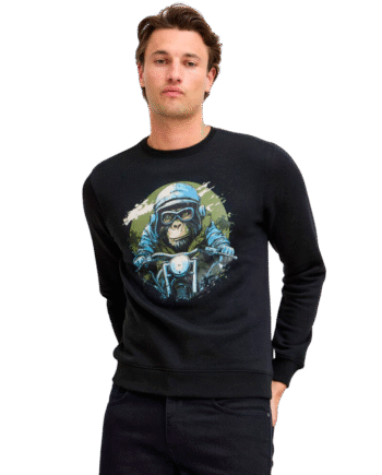 Blend Herre Sweatee Shirt Black