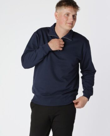 Essential Half Zip Navy