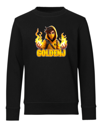 Goldenj Flamme Sweatee Shirt  Sort