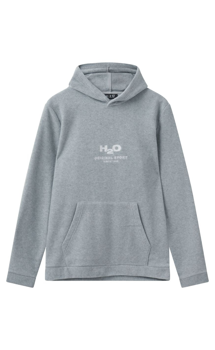 H2o Trøje Blåvand Fleece Hoodie Grey Mel