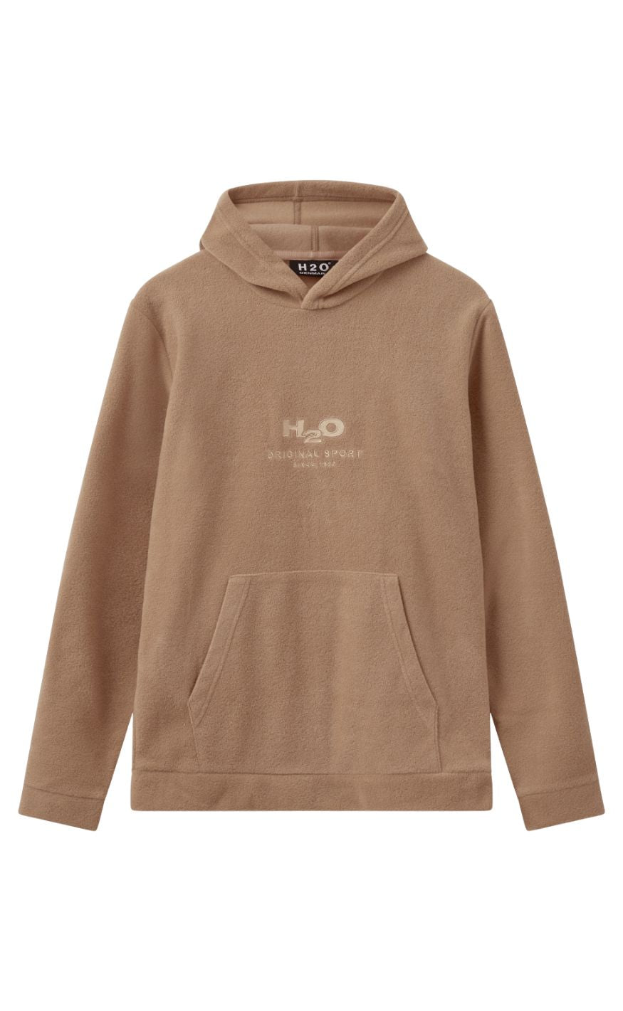 H2o Trøje Blåvand Fleece Hoodie Oak