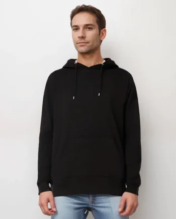 Hoodie Sort Til Mænd Lækker Kvalitet