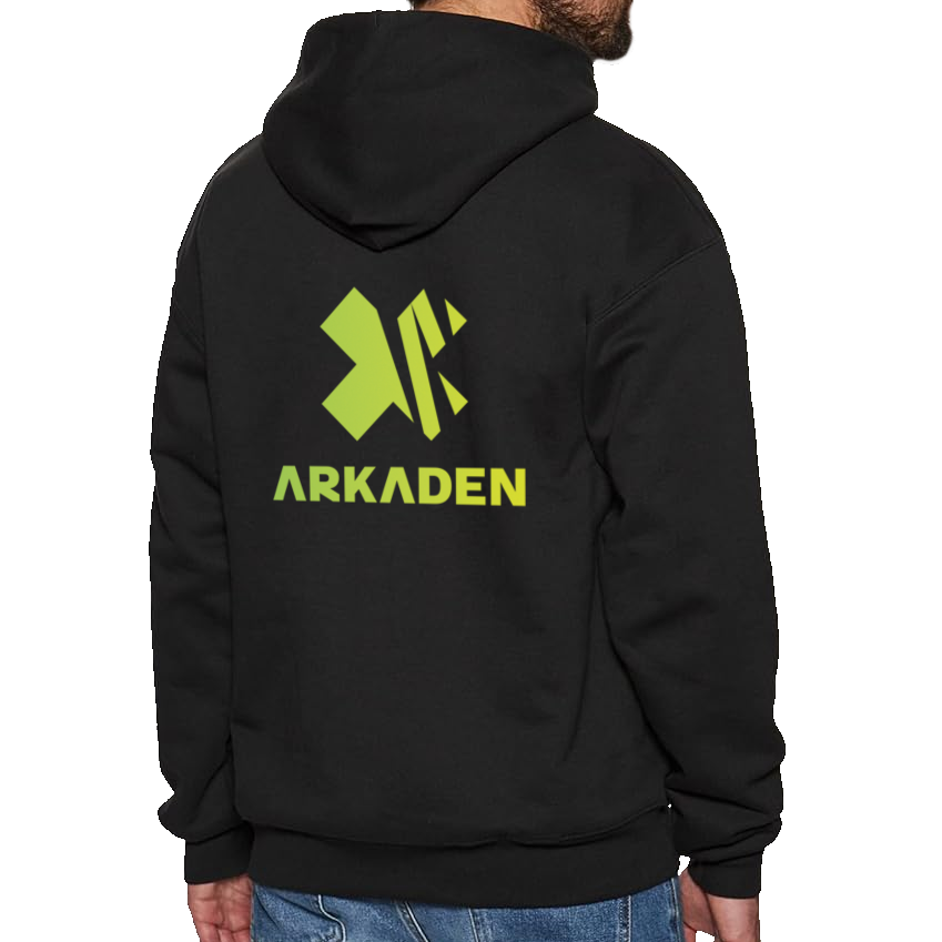 Arkaden Logo Hoodie  Sort