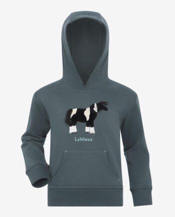 Lemieux Aw24 Mini Romi Hoodie Petrol