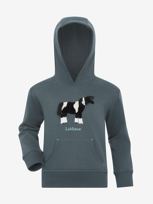 Lemieux Aw24 Mini Romi Hoodie Petrol