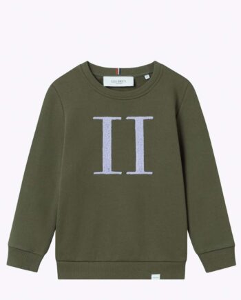 Les Deux  Hoodie Encore Boucle Oliven