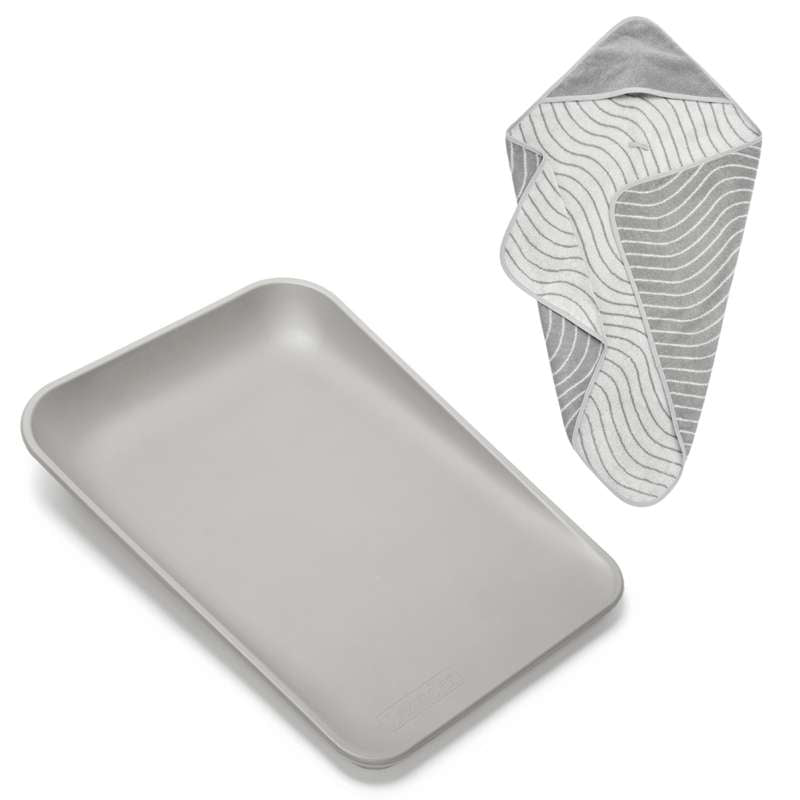 Leander Matty Puslepude Inkl Hoodie Pearl Grey