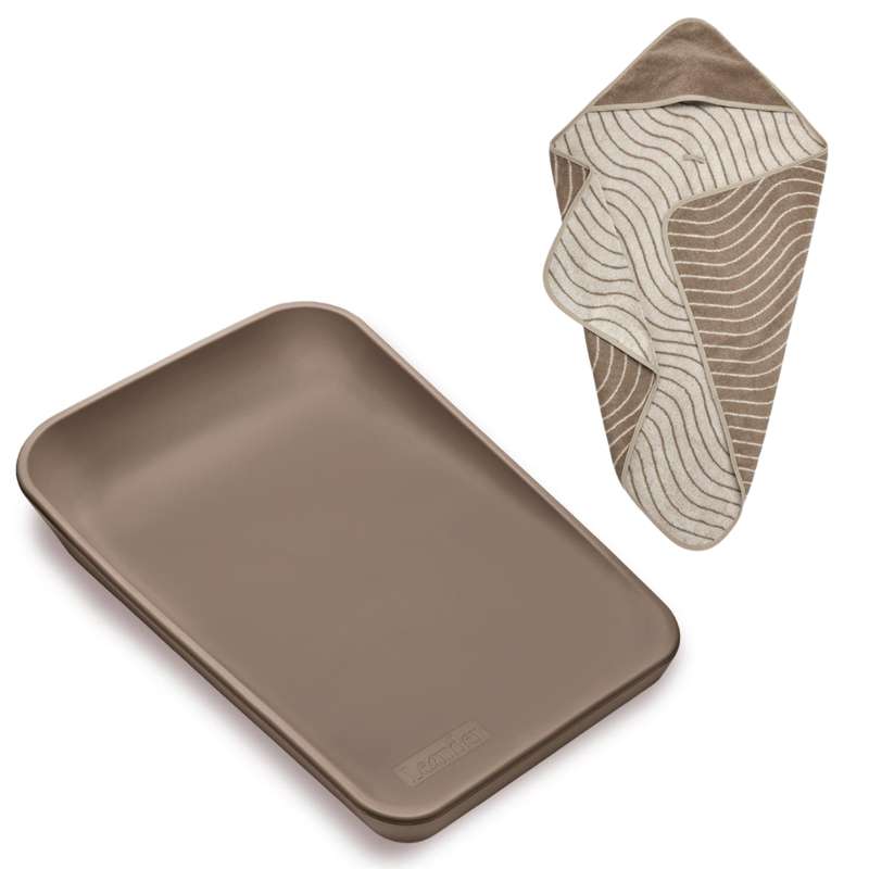 Leander Matty Puslepude Inkl Hoodie Mocca Cappuccino