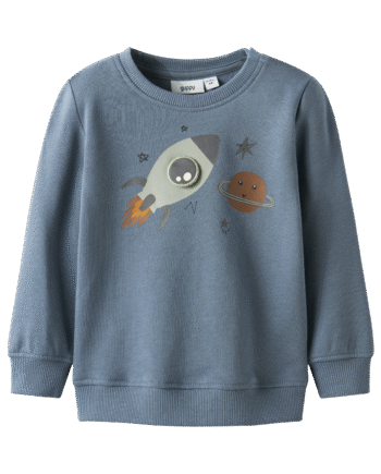 Guppy Rufus Baby Sweatee Shirt Blue Mirage