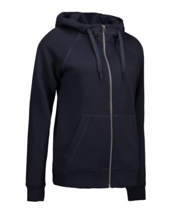 Core Full Zip Hoodie Dame Navy
