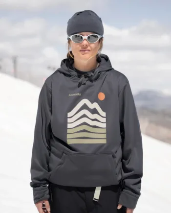 Rollin Hoodie Til Ski Unisex Anthracite