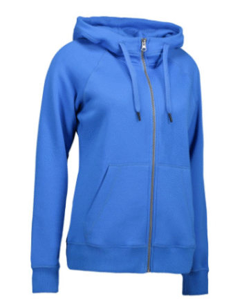 Core Full Zip Hoodie Dame Azur