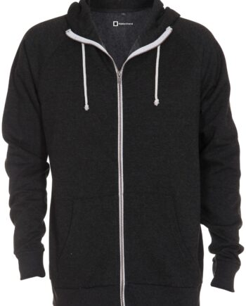 Basic Zip Hoodie Antracit
