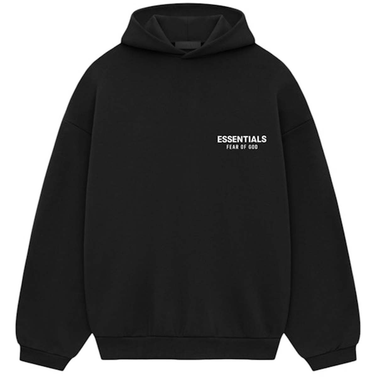 Fear God Essentials Fleece Hoodie Black Fw24