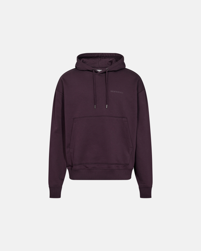 Hoodie Bomuld Brun