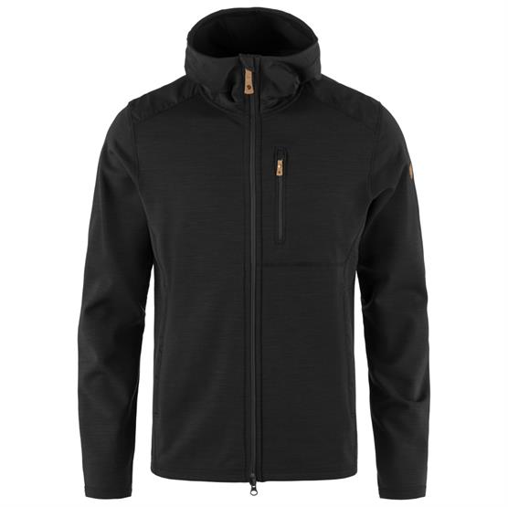 Fjallraven Keb Fleece Hoodie Mens Black