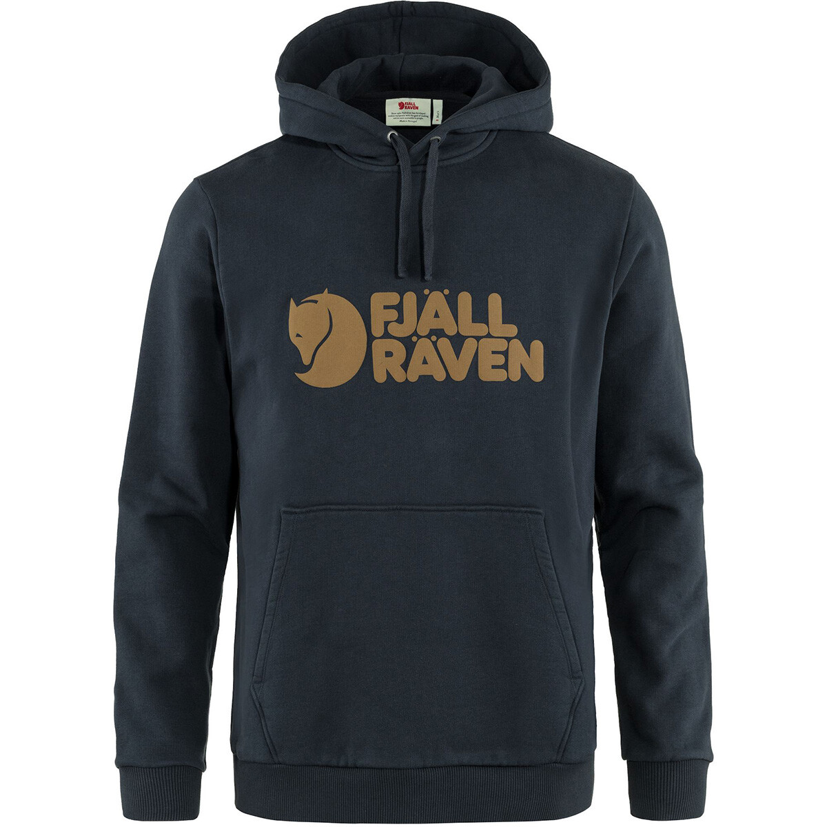 Fjallraven Logo Hoodie Dark Navy