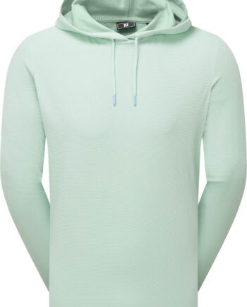 Footjoy Ottoman Jacquard Hoodie Herre Pullover Green Str Xxxl