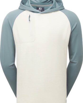 Footjoy Thermoseries Pullover Hoodie Herre Pullover Fairway Green White Str