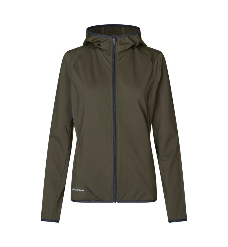 Geyser Women Stretch Hoodie Oliven Small