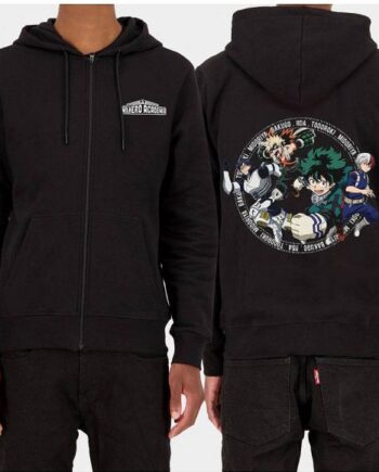 Hero Academia Izuku Midoriya Circle Hoodie Size