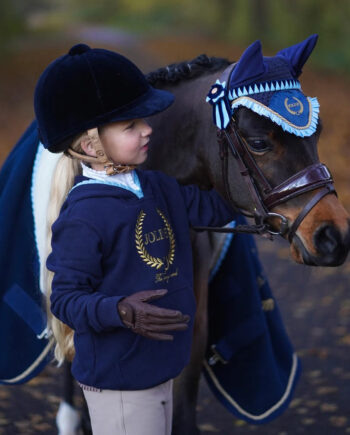 Joline Børn Hoodie Blå 110 116 Blue