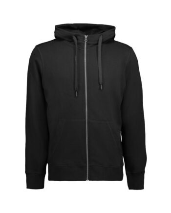 Full Zip Herre Hoodie Sort