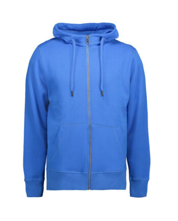 Full Zip Herre Hoodie Azur