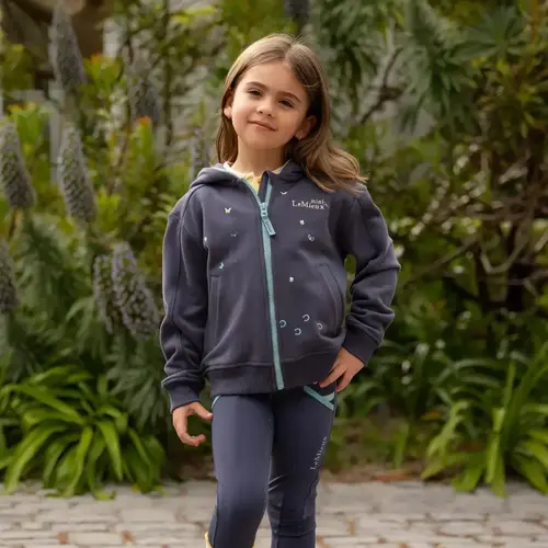 Lemieux Ss24 Mini Charlie Hoodie Dusk Blue