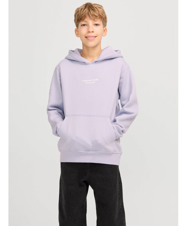 Jack & Jones Junior Hoodie Cosmic Sky Med Tekst Print Til Drenge