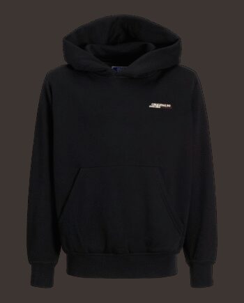 Jack & Jones Junior Hoodie Sort Til Drenge