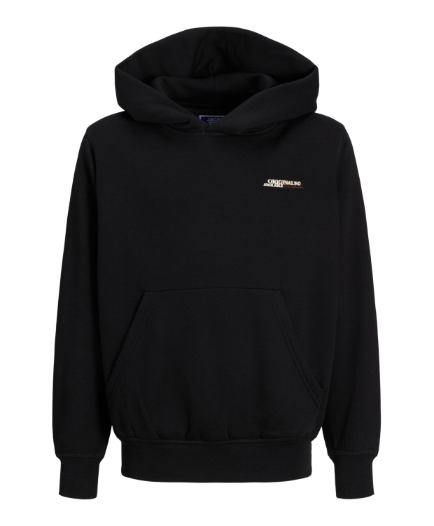 Jack & Jones Junior Hoodie Sort Til Drenge