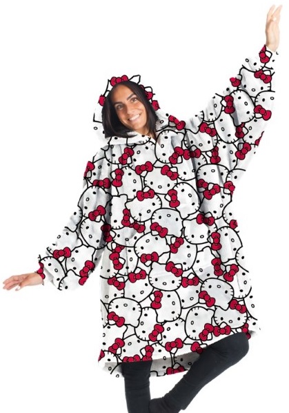 Kangurone Hello Kitty Hoodie Plaid