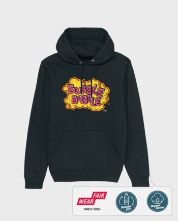 Bubble Bobble Logo Hoodie Size: